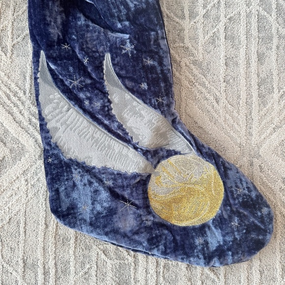 Pottery Barn | Harry Potter Golden Snitch Christmas Holiday Stocking - Picture 2 of 5